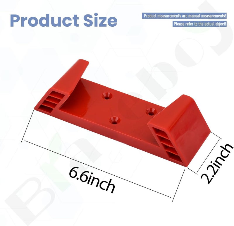 Braveboy Wall Mount for Milwaukee M18 Blower - Only Fits Model 3017-20 & 3017-21 Leaf Blower Heavy-Duty Wall Mounting Bracket, Holder Storage Hook with Installation Screws - Image 4